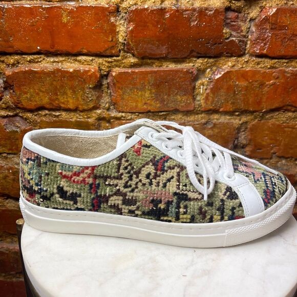 Res Ipsa Kilim Arts Quilted Sneakers - Picture 3 of 6